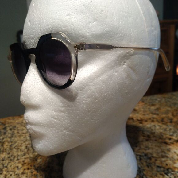 Jimmy Fairly The Hometown Sunglasses Round Gray Lenses Two Tone Frame P119-BCKL - Picture 2 of 12